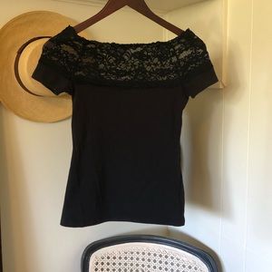 Black off the shoulder too